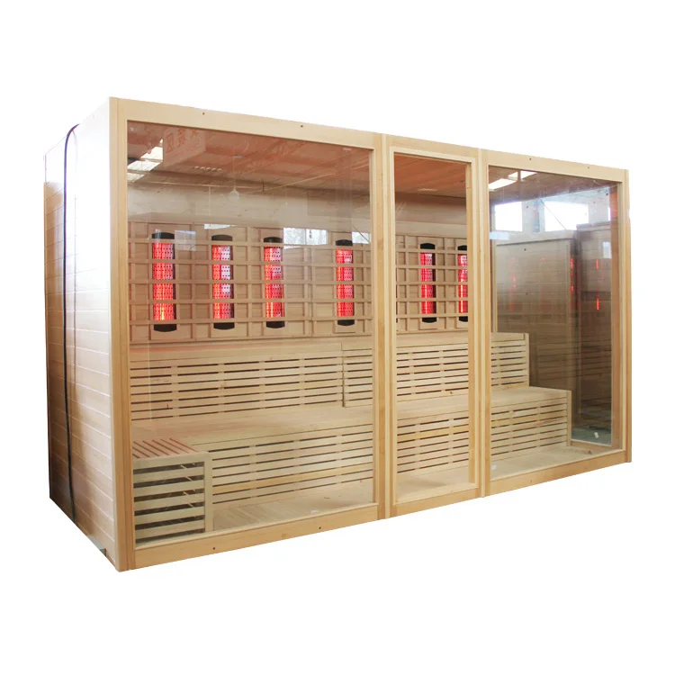 Full  4 Person Salt Stone Infrared Sauna Room