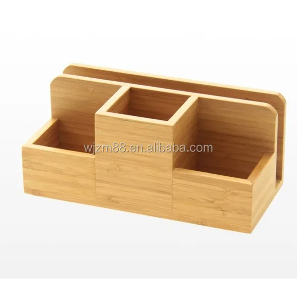 bamboo desktop organizers, bamboo Desktop note &Letter Holders, pencil holders wholesale