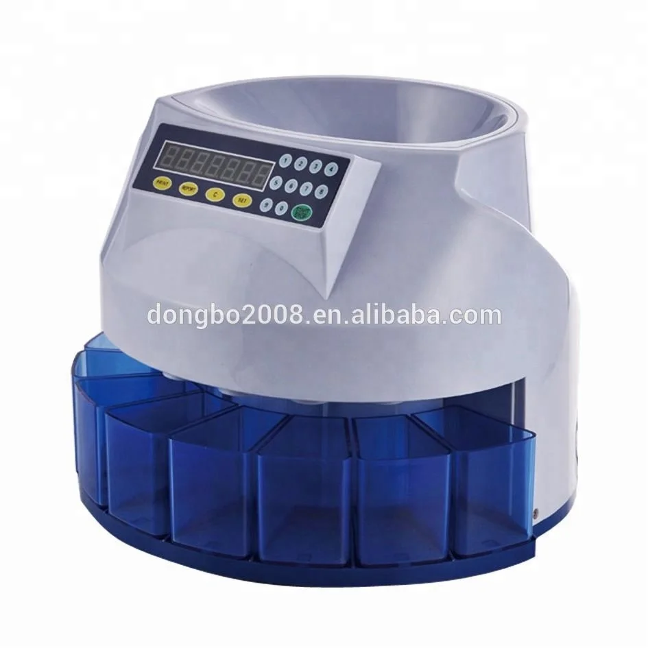 portable coin counter coins counting sorter automatic high quality DB360 with printer
