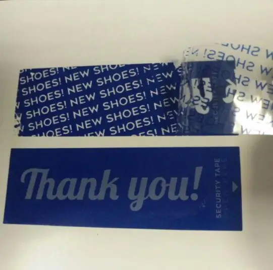 Vinyl anti-fake anti-countefeit label security code sticker VOID labels