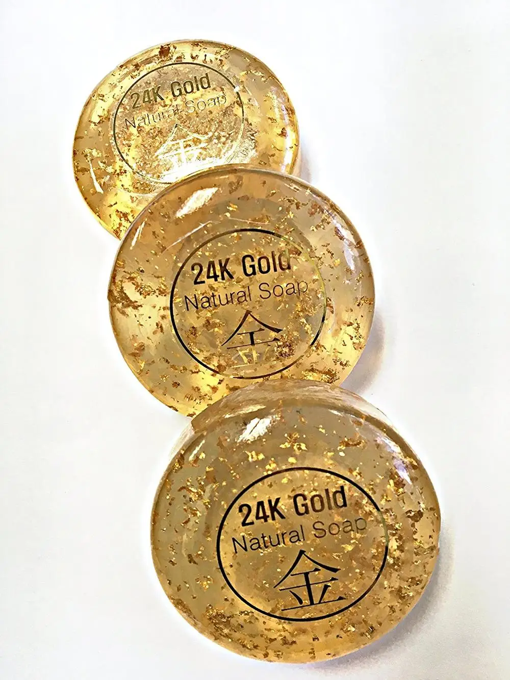 High Quality Natural Handmade 24k Gold Face Soap