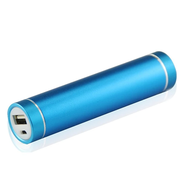 Portable Battery Charger Cylinder Small Power Bank 2600mah With High Quality