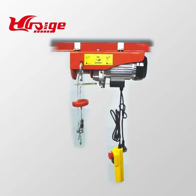 PA мини провода Перетягивание Каната мотор лебедки Электрический кабель лебедка с тележкой