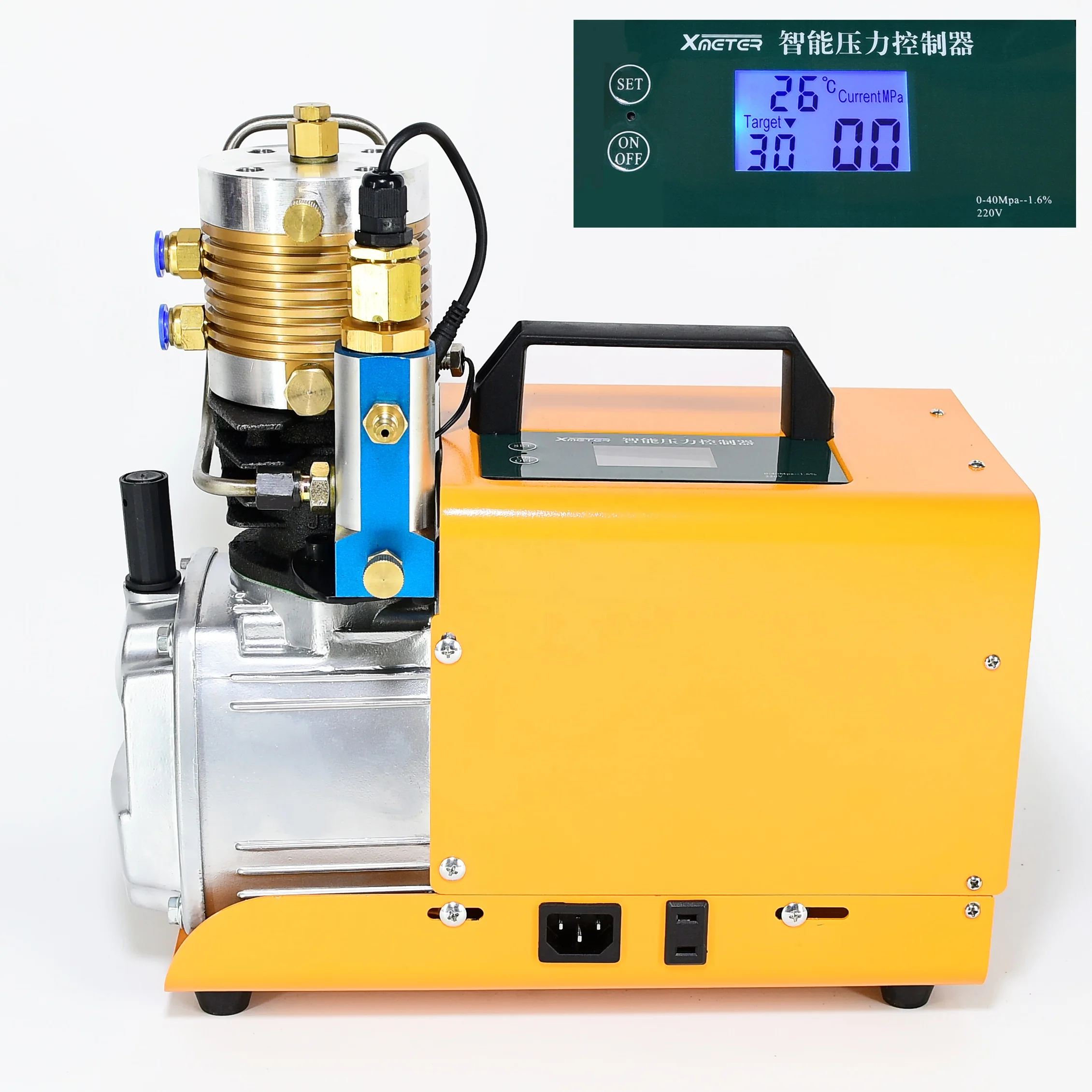 
New price High Pressure Enhanced version air compressor yellow large filter 
