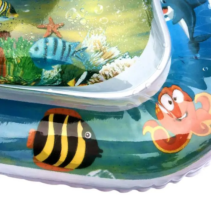 tummy time baby water play mat pattern
