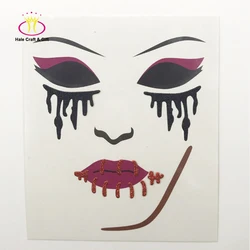 Custom DIY Waterproof Temporary Self Adhesive Glitter Halloween Face Eye Body Art Skin Tattoo Sticker