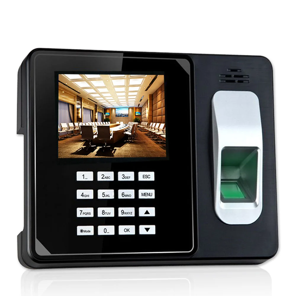 WIFI Web Based Employee Card Finger Print Track Time Clock And Recorder Machine System with Backup Battery (60726310428)