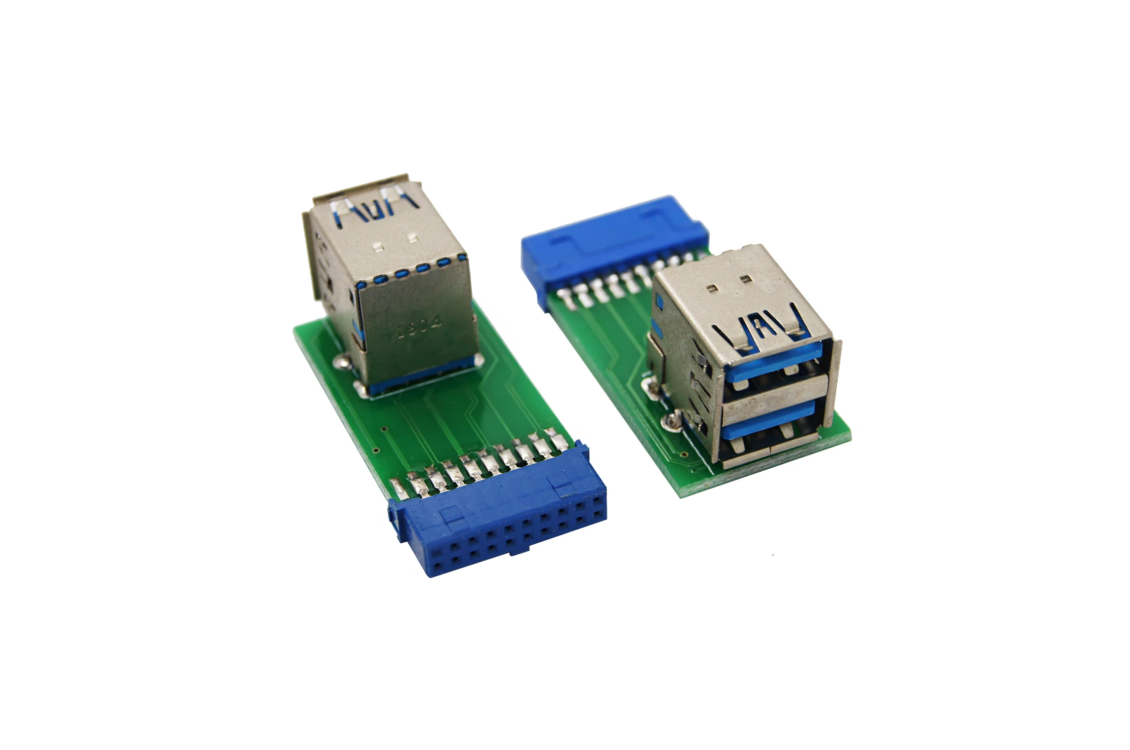 Вертикальный USB 3,0 адаптер 20-контактный разъем Женский USB3.0 материнская плата 20pin Header слот адаптер PCBA
