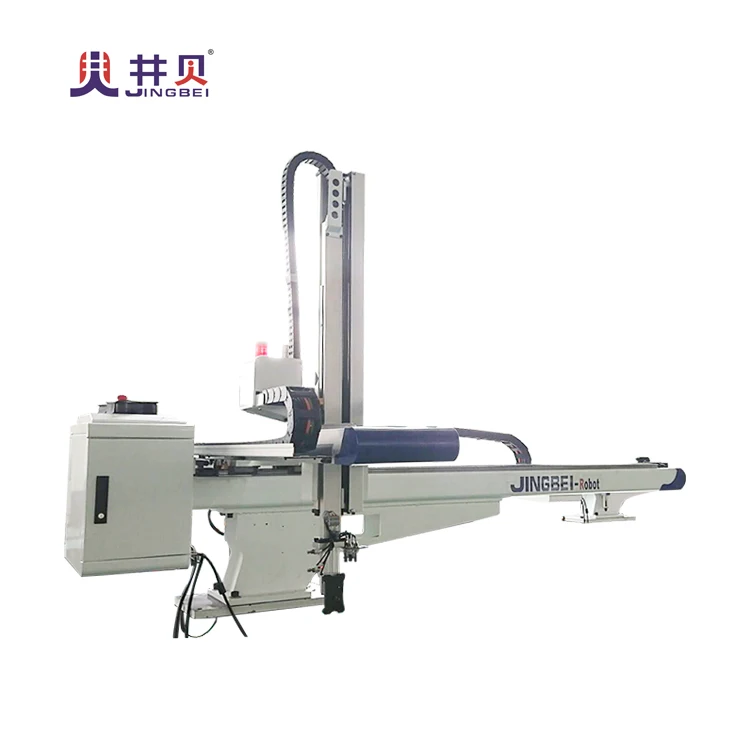 Jingbei take out and stack 3 axis transverse servo industrial robot arm for plastic product