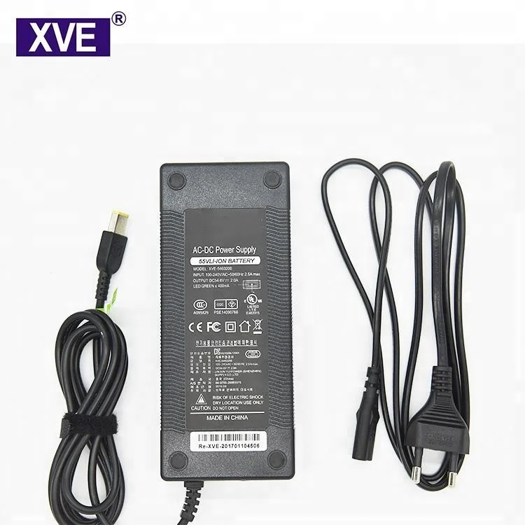 100% новый бренд Ninebot 54.6V2.5A портативный Электрический Скутер зарядное устройство
