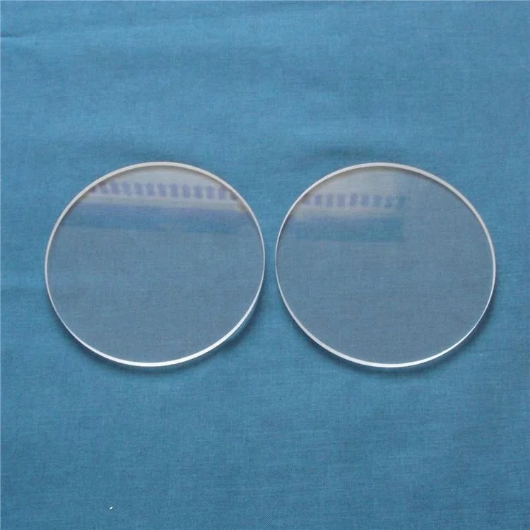 High Quality Cheap Custom transparent uv quartz glass disc