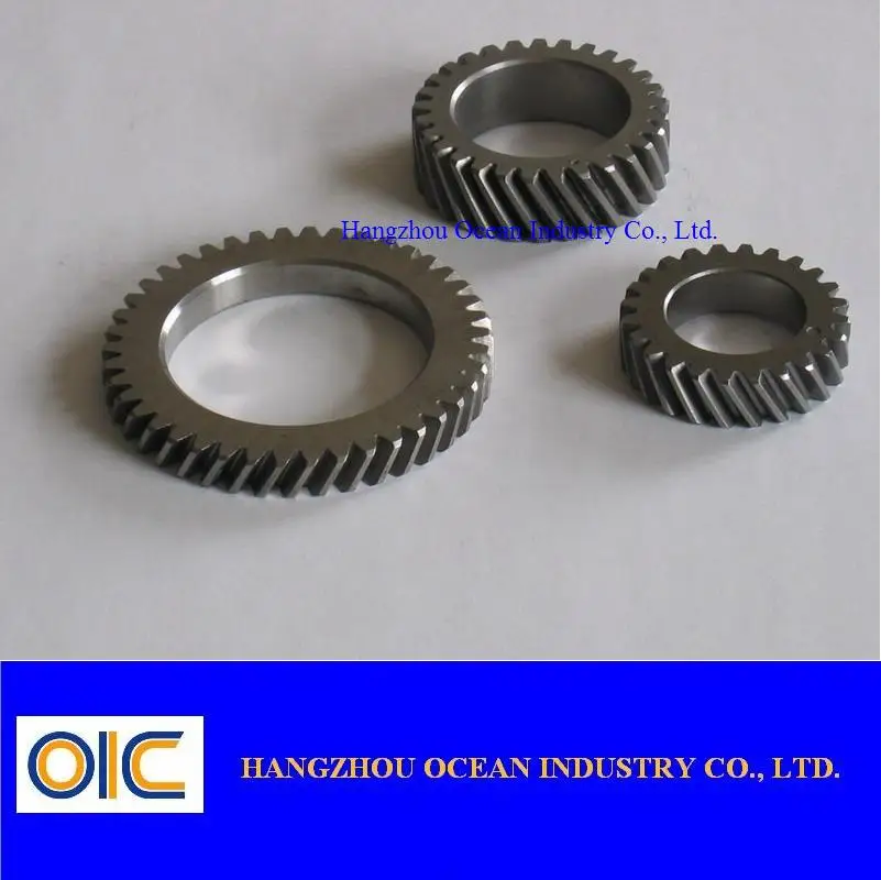 Grinding teeth helical gear