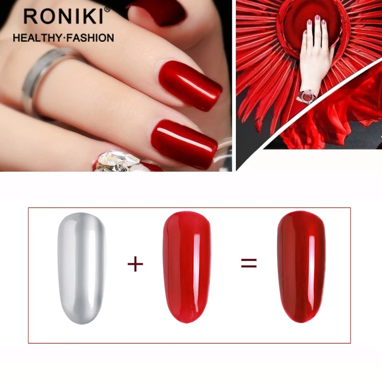  RONIKI органические акриловые товары для ногтей цветной гель легко отмачиваемый титановый лак