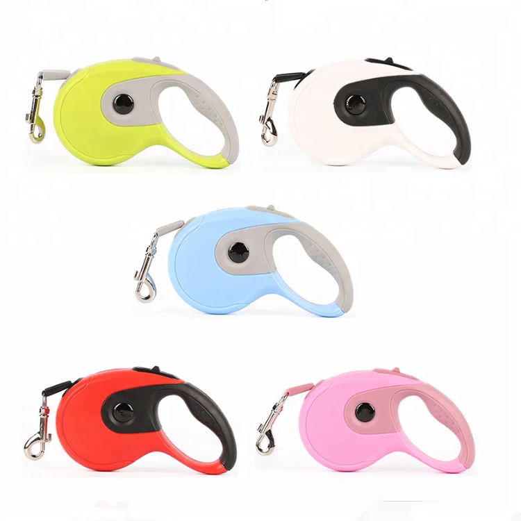 Автоматический выдвижной поводок для собак с нескользящей ручкой, всесезонный поводок для собак