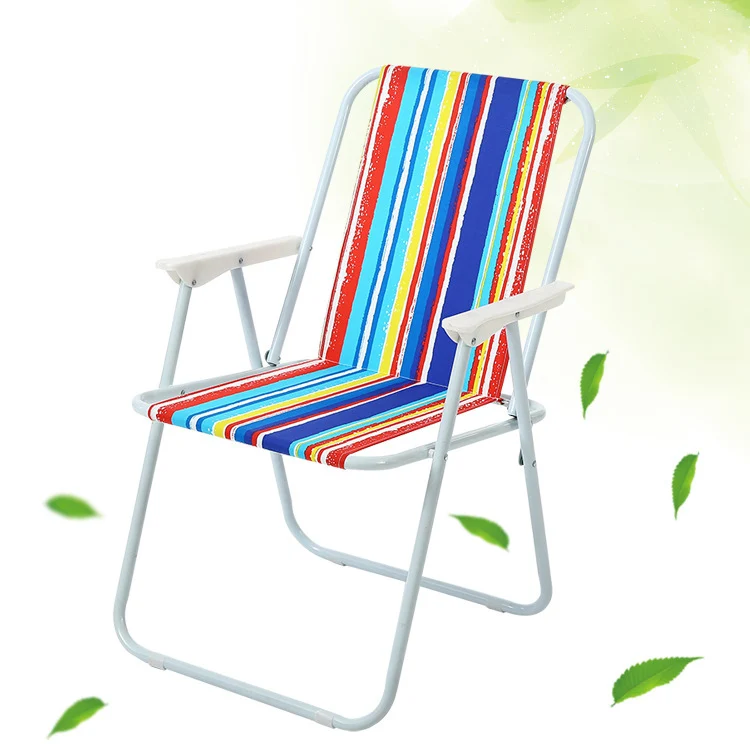 
Classic in stock OEM low price easy carry armrest beach use camping relax chair 
