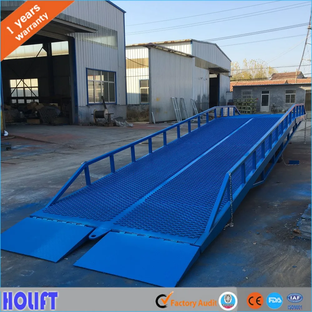 2021 Container loading hydraulic mobile yard ramp price