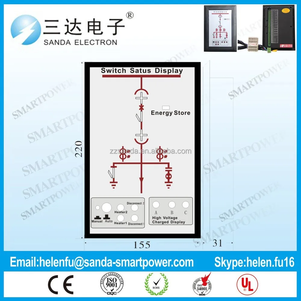 Оборудование для Распределения электроэнергии Переключатель Индикатор Состояния в Центре Кабинета
