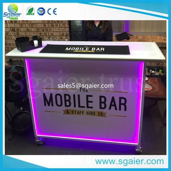 Популярная светодиодная переносная Складная панель с колесами