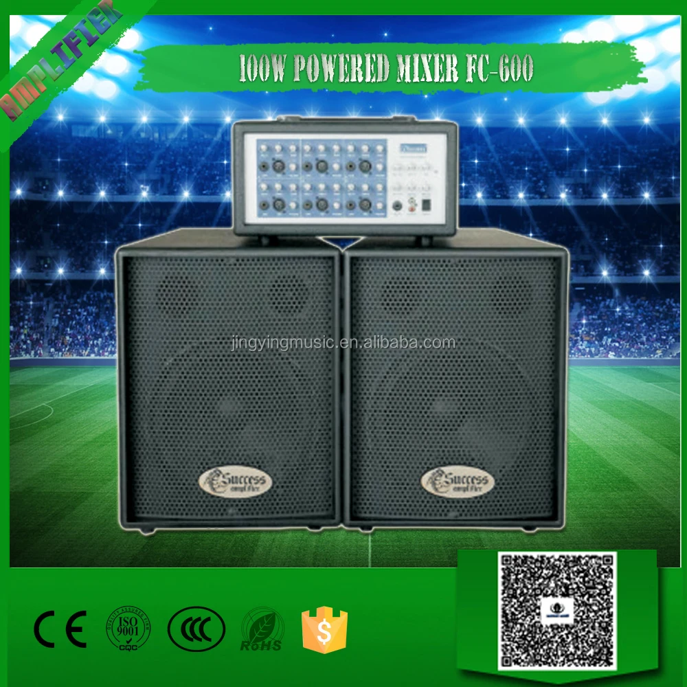 Wholesale Best Quality Low Price Personalized 100W Powered Mixer FC-600