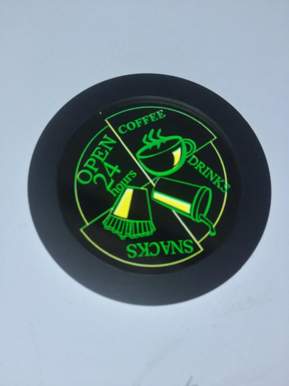 
53mm diameter glass gobo colorful image gobo slide for advertising projector 