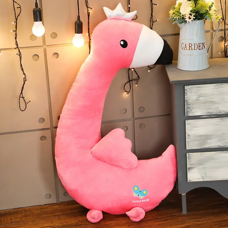 CUSTOM boyfriend long pillow flamingo gift Cartoon animal strip pillow unicorn dinosaur plush toy DOLL