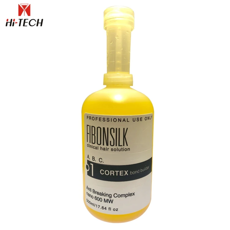 Professional FIBONSILK 500ml clinical resolved solution Micellar blue lotion hair cleansing serum for dry hair