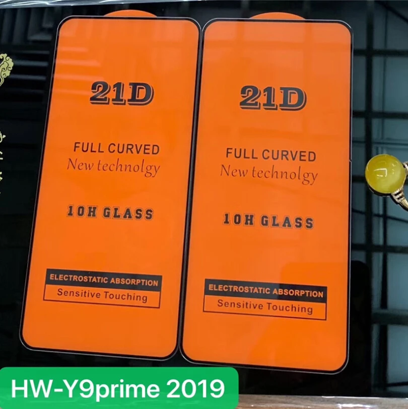 Micas de cristal para celular Full Glue 21D Tempered Glass Screen Protector for Redmi note 7