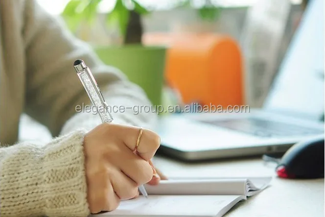 
Creatway Fashion Diamond Ballpoint Pens Stationery 2 in 1 Crystal Stylus Pen Touch Screen Pen Multi-color 