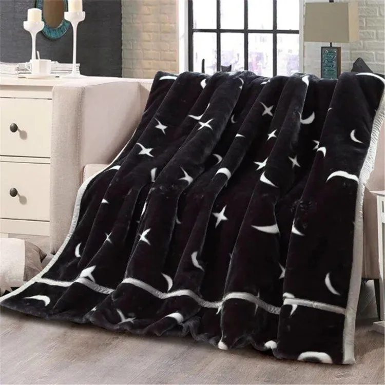 100% Polyester Personalized Modern Printable Sublimation Custom Heavy Dubai Blanket