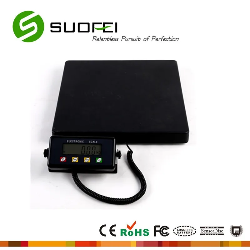 SF-886 Factory price black aluminium big platform smart weigh OEM ODM digital electronic shipping postal scale