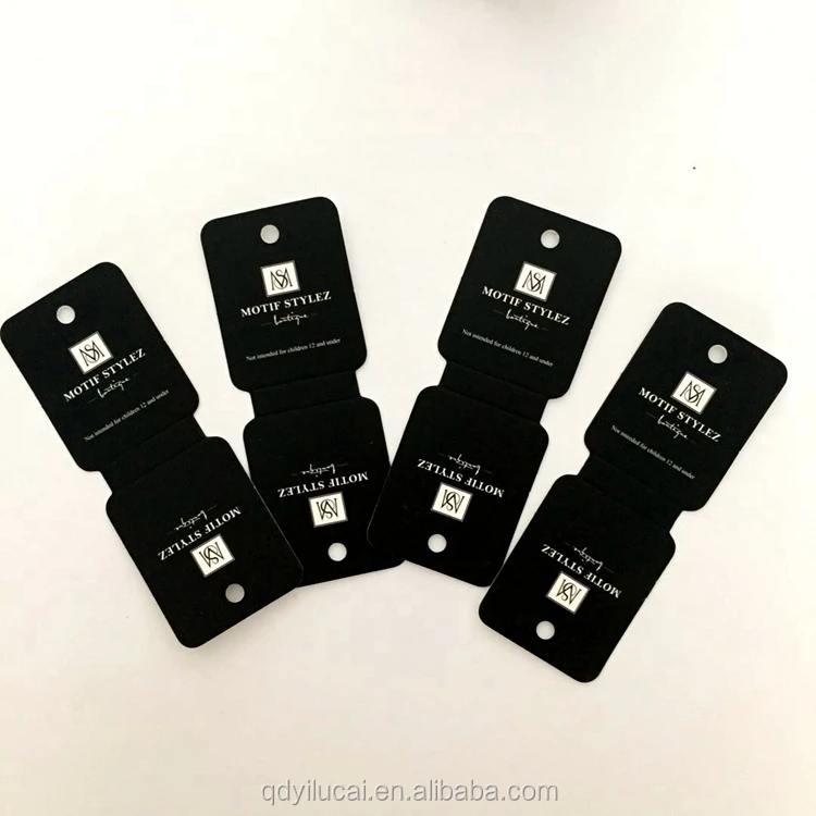 Yilucai Custom Logo Design Service Jewelry Display Cards