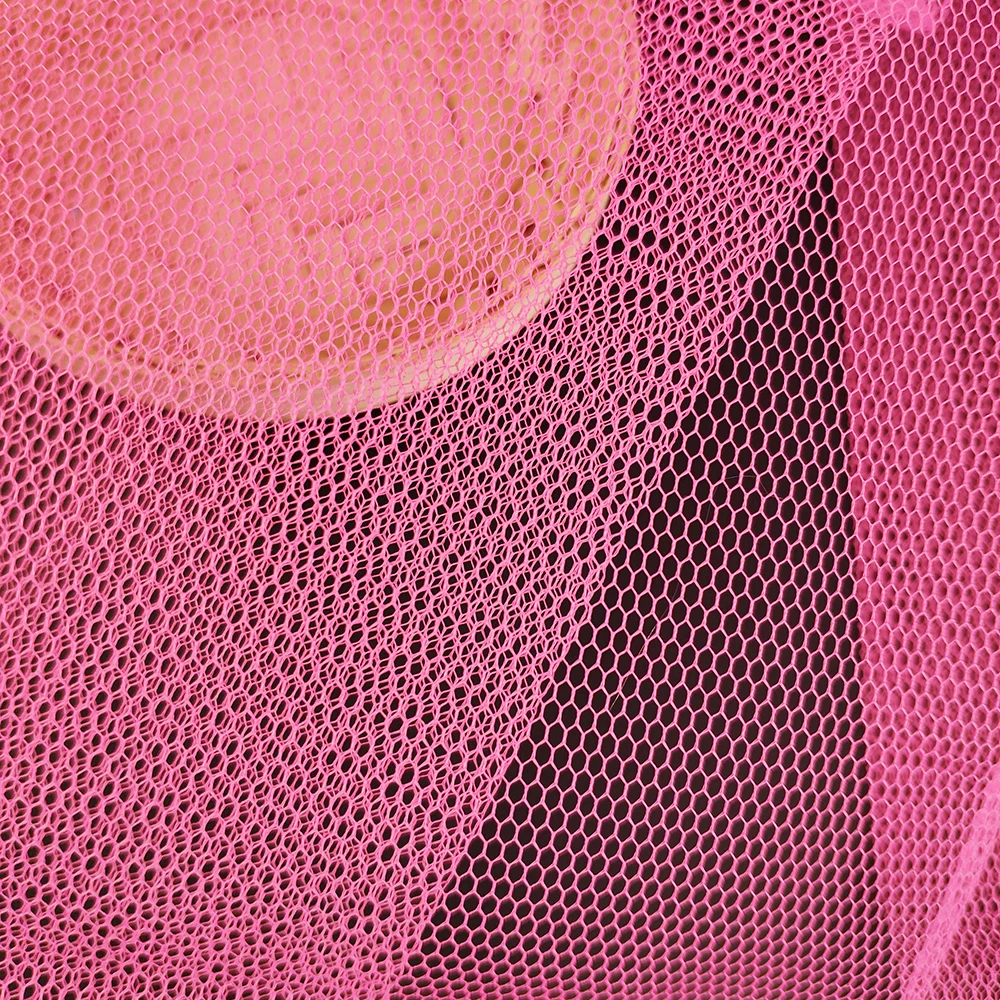 Wholesale Stocking 50D Hard Pannier Tulle Mesh Fabric for Dress Lining