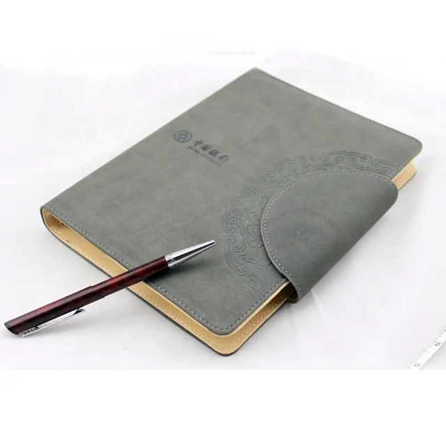Leather spiral notebook Original office personal diary/week planner/agenda organizer 6 rings binder stationery