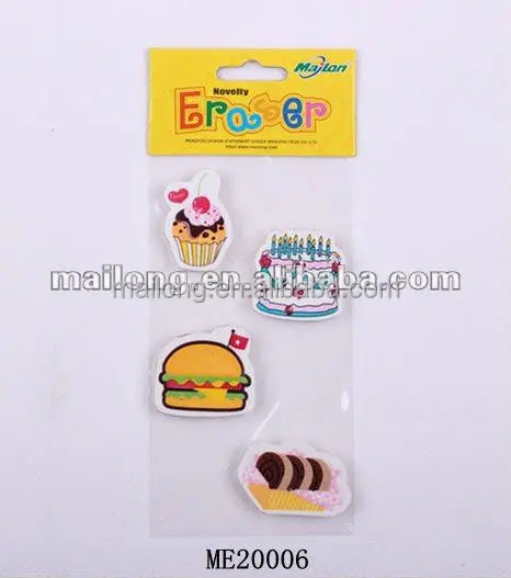 
Animal chicken duck shape eraser/2D eraser 