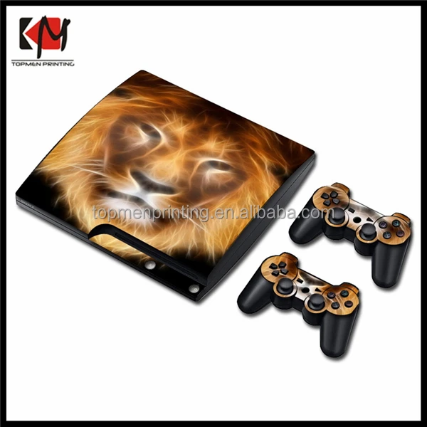 Customized antique skin for ps3 slim console vinyl sticker