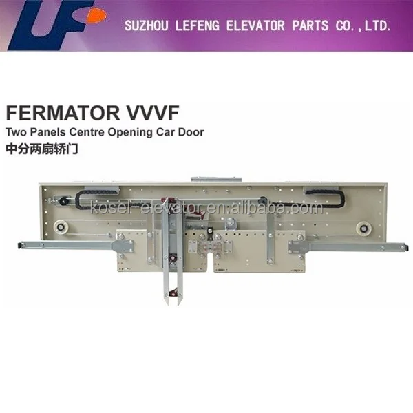 
VVVF Fermator center opening cabin door system 