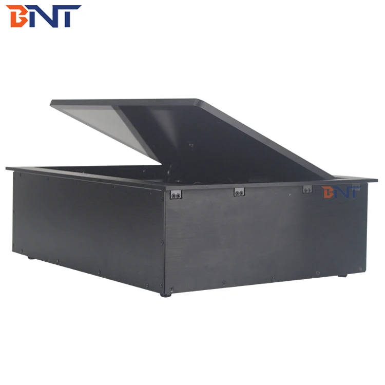 13.3-23.6 inch conference system table automatic lcd monitor flip up lift mechanism