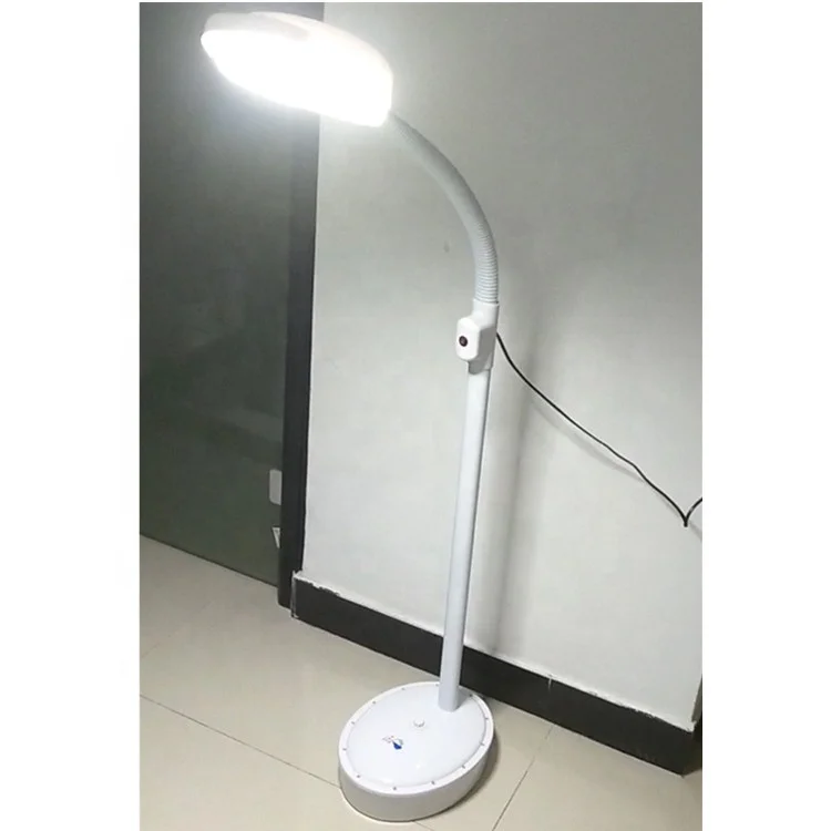 Stationary Magnifying Lamp LED Light with wheel