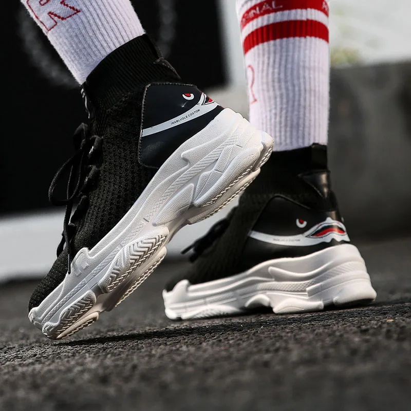 Trend Women Sneakers Causal Socks Chunky Shoes,High Top Fashion Women Sneakers Shoes Platform Female Sneakers Women