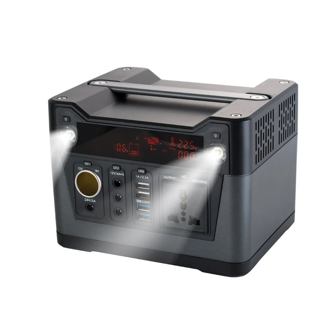 
Global patent certification insurance 300W/30AH pure sine wave portable outdoor emergency energy storage power supply 