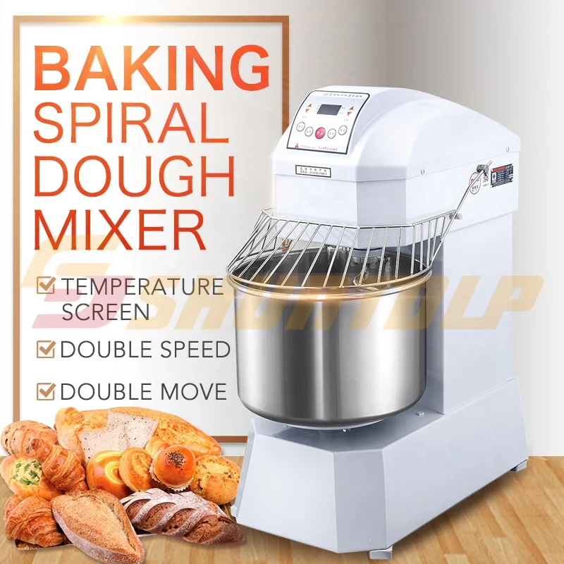 
25kg spiral dough mixer ,flour dough kneader , commercial bakery equipment 