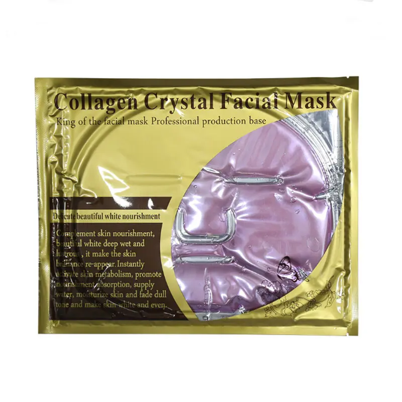 Wholesale Skin Care Private Label Anti Wrinkle Collagen face & body mask Crystal Gel 24K Gold Powder Face Mask