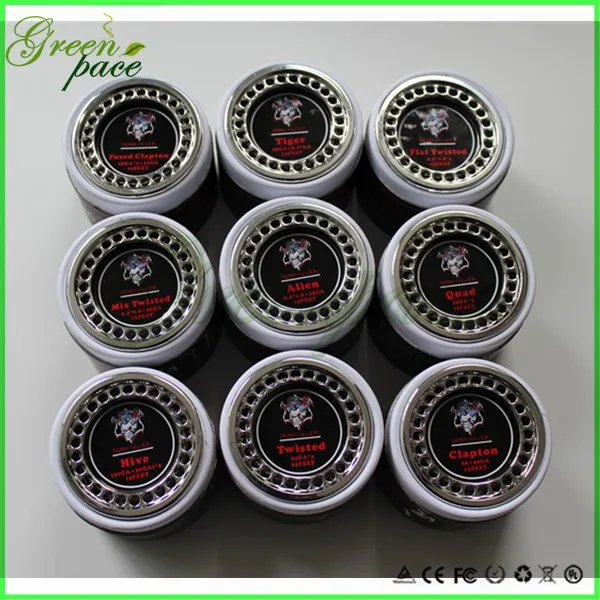 Alibaba gold supplier wholesale E cigarette heat wire vapor prebuilt coil 8 in 1 coil box