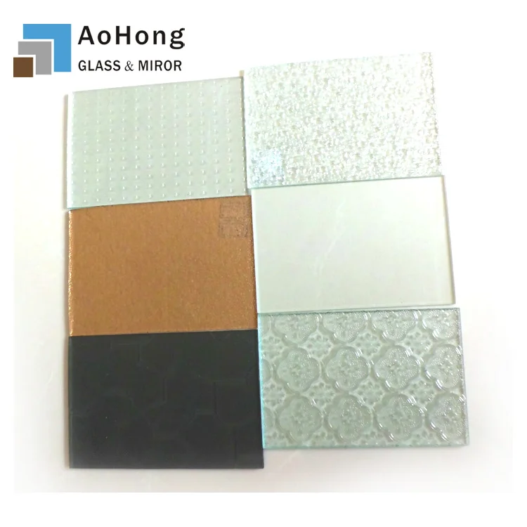 4mm Bronze Karatachi Pattern Embossed Glass