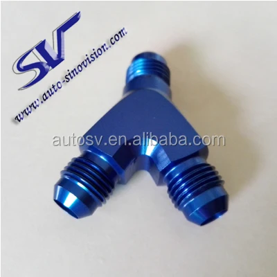 
Y type oil pipe machine oil pipe three way quick connect Y Adapter oil cooling transfer adapter AN6 adapterPipe Fittings 