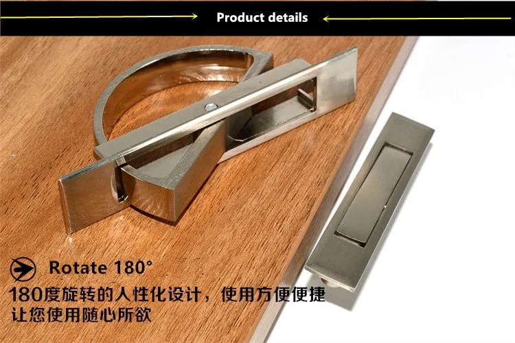 Furniture Hardware Type Cabinet Concealed Hidden Door Handle