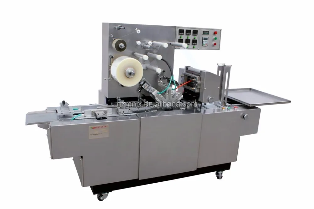 Foodstuff Automatic Cellophane Film Packing Overwrapping Machine