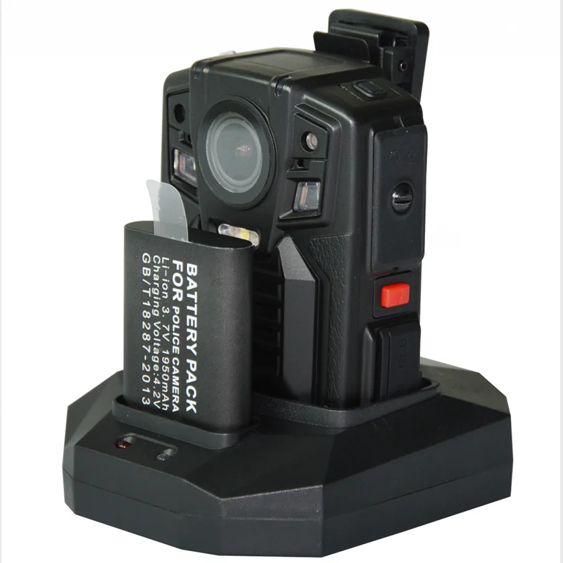 
Ambarelle A7 Chipset Fhd 1080P GPS Optional Police Video Body Worn Camera 