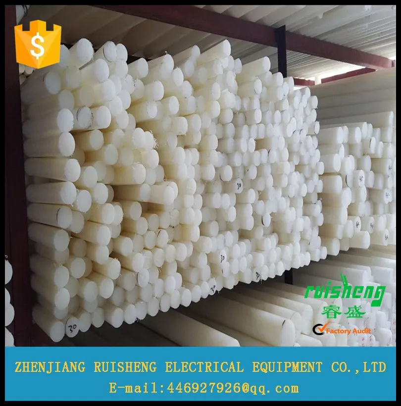 Machined solid customized size round bar peek stick welding color plastic nylon rod