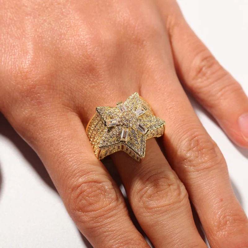 Mrsjewelry mens black diamond 925 ring for men, fashion ring for men